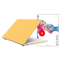 LG 2021/22년형 그램 노트북케이스 세트구성 키스킨 보호필름 14인치/15인치/16인치/17인치 (상품번호 7028641389), 옐로우+보호필름, 15인치(15Z90P/15Z95P)
