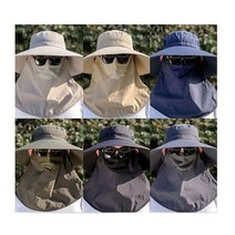 남성 15cm 와이드 썬캡 여름휴가모자 야외모자 자외선모자 남자 챙 햇빛가리개 남성 모자 차단 골프