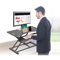 일어서서 공부하는책상 졸음방지 스탠딩데스크 높이조절책상 게이밍 컴퓨터책상