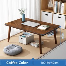 전통찻상 창의적인 북유럽 침실 원목 커피 티 잡지 소형 이동식 거실 가구 테이블, 6.Coffee 100cm