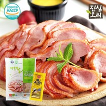 [진심오리] 유황먹은 훈제오리 1kg*2팩(2kg)+소스증정, 2팩, 1kg