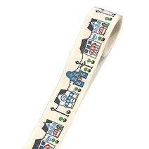 (주)아트인 크리스마스 라벨리본(26mm-90cm), B 타운