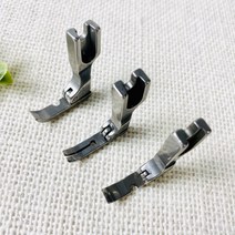 공업용미싱) 지퍼노루발(왼쪽 오른쪽 중앙), 3개전부, 1개