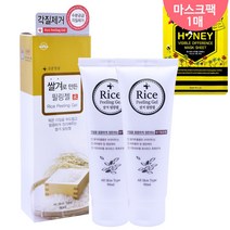 주누하우스 고운얼굴 쌀겨로만든 쌀겨 필링젤+꿀벌 허니 마스크 1매, 2개, 90ml
