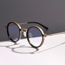 일본 안경테 라운드 레트로 빈티지 티타늄 금테 남자 안경태