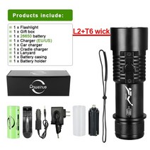 수중써치 해루질 방수 후레쉬 다이버 스쿠버 다이빙 손전등 스킨스쿠버 랜턴 최신, e