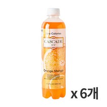 캐스케이드 스파클링 오렌지망고에이드 509ml 6개묶음, 단품, 단품