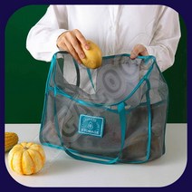 포켓 접이식 메쉬 시장가방 36X30CM 휴대용장바구니 메쉬장바구니