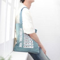 데님소재 대학생 에코백 가벼운 데일리백 미니에코백