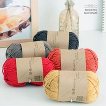 마크라메 코바늘실 2mm 32컬러 뜨개실 코바늘 뜨기 마크라메 재료
