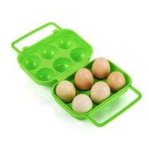 [여로] 캠핑랜드 휴대용 6구 계란케이스(그린) 냉장고서랍 에그 주방 냉장고정리 냉장고 캠핑 케이스 달걀 계란보, 상세페이지 참조, 상세페이지 참조