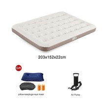 자충매트 에어박스에어매트 풍선 소파 공기 풍선 여행 리스 범용 뒷좌석 다기능 소파 베개 야외 캠핑 침대, 베이지-c-l, 베이지-c-l
