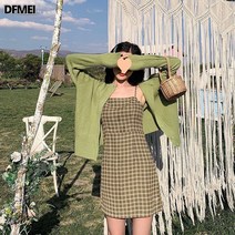 DFMEI 원피스 나시 스커트 여름