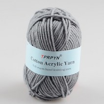 두꺼운털실 밍크털실 목도리뜨개실 캐시미어실 램스울 털실 원사 뜨개질 Tprpyn 1pc 25g 50m 우유 면사 아크릴 울 니트 스카프 모자 diy 스레드, 16 미들 그레이