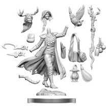 위즈키즈 게임 D&D 프레임워크 미니어처 모델 키트 - 휴먼 드루이드 F, 여러 가지 빛깔