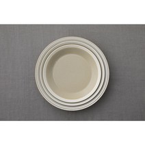 이이호시유미코 도자기접시 (3size 6colors), 포그그레이