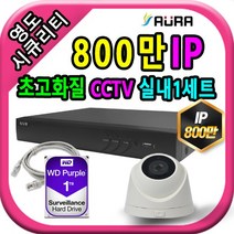 영도시큐리티 초고화질 800만 IP 패키지 자가설치 CCTV 풀세트, DIPSMS-P