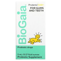 바이오가이아 BioGaia Gums and Teeth 프로덴티스 베이비 이와 잇몸 프로바이오틱스 드롭스 5ml, 1팩
