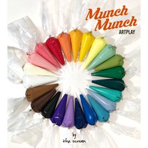 뭉크뭉크 크림클레이 50g / 30컬러 크림 클레이 케이크 모형 생크림 케익 만들기 diy, 로즈핑크