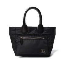 랑방온블루 가죽 콤비 패디드 여성용 2way 토트백 스몰사이즈