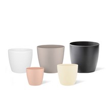 마이플랜트 엘호 브뤼셀 저면관수 플라스틱 인테리어 화분 ( 10호 ~ 16호 ), 러블리 레드