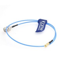 Eonvic BNC to 10-32UNF 마이크로도트 스트레이트 M5 가속 센서 진동 방지 신호 케이블 Q9 / L5, 50cm_Right Angle Microdot M5