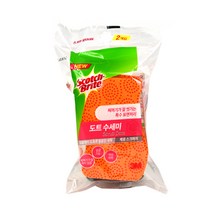 스카치브라이트 도트수세미 제로스크래치, 1개, 2개입