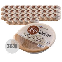 CJ제일제당 햇반 매일잡곡밥 210g 36개 간편식 현미 즉석밥 큰공기