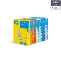 오피스 책제본용 색간지 A4 색상지 500매 그린 복사용지 배경지 지류