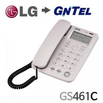 [IL∃7] 지엔텔 깔끔 CID 유선 전화기 GS461C 발신번호표시 집전화 LG 사무실_E∃8260eA, ∠본상품