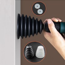 타일줄눈제거기 정전기방지패드 트리머 1pcs 전기 드릴 먼지 커버 고무 충격 해머 드릴 집진기 방진 장치 전동 공구 액세서리 수집기, 긴 흰색