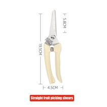 접목가위 전지가위 정원 도구 전정 가위 식물 다듬기 원예 수목 과수원 가지, [02] Straight Shear