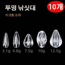 10 개3.1g-15.6g 투명 낚시 리드 싱커 루어 낚시 방법 잠긴 작은 장식 조각 마이크로 개체 던지는 사람 플라이 미끼 말 입 장거리 던지기, 10개, 15.6g