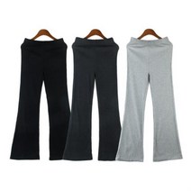 여자 CVC 소재 무파이 골지 부츠컷 팬츠 200903 밴딩바지 트레이닝바지 트레이닝팬츠 요가팬츠 운동복