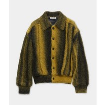 COOR 9/25 배송 그라데이션 핀턱 카라 가디건 그린 CXD4KT09C-GRN