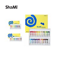 신한 샤미 수채화 10ml (12색/18색/24색), 샤미수채화 12색