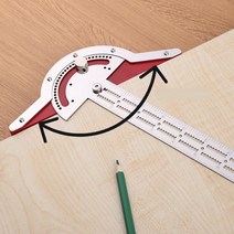 다용도각도자 목공용자 인테리어 설계 작업용 자, 33cm