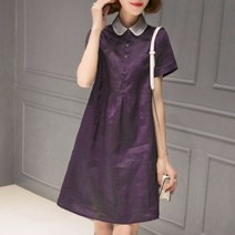 라쿤걸 반팔 여름 린넨원피스 AW001