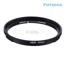 HB60-62/67/72/77/82mm Bayonet B60 Hasselblad Bay 카메라 용 스텝 업 나사 렌즈 필터 어댑터, 05 62mm