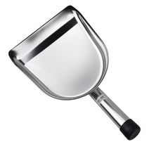 가벼운 스테인레스 쓰레받기 쓰레받이 얼음삽 청소, 중간 강철 손잡이 쓰레받기 + 나무 빗자루