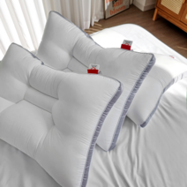 미니즈룸 딥슬립 폴라필 비건인증 호텔베개, 베개커버50x70