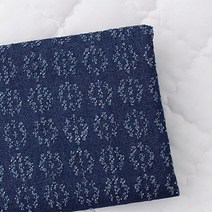 대폭 면 100프로 펀칭 청지 원단 펀플라워, 1