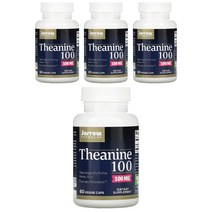 재로우 테아닌 100mg 베지 캡, 60개입, 4개