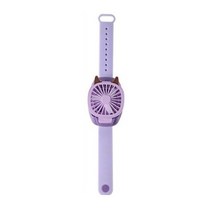 LED 휴대용 시계 선풍기, 퍼플