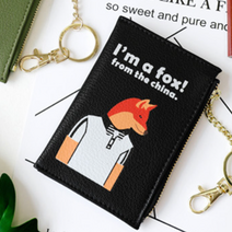 캐릭터 트레블 동전 카드지갑 넉넉한수납 인조가죽