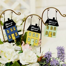 하우스 픽 3p set 가든 화분장식