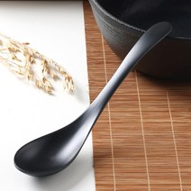 먹토 롱 우동스푼 멜라민 일식 중식 국물 우동 수저 스푼