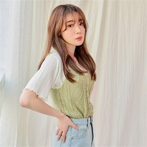 반에이크 오 여성용 홀릭 니트 나시