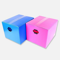 케이티무역(kt) 이사박스 피피박스 중 40cmx35x26 플라스틱박스 단프라 이삿짐박스, 1개