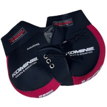 KOMINE 코미네 오토바이 방한 방수토시 핸들토시 스쿠터 겨울용품 09-021, 레드